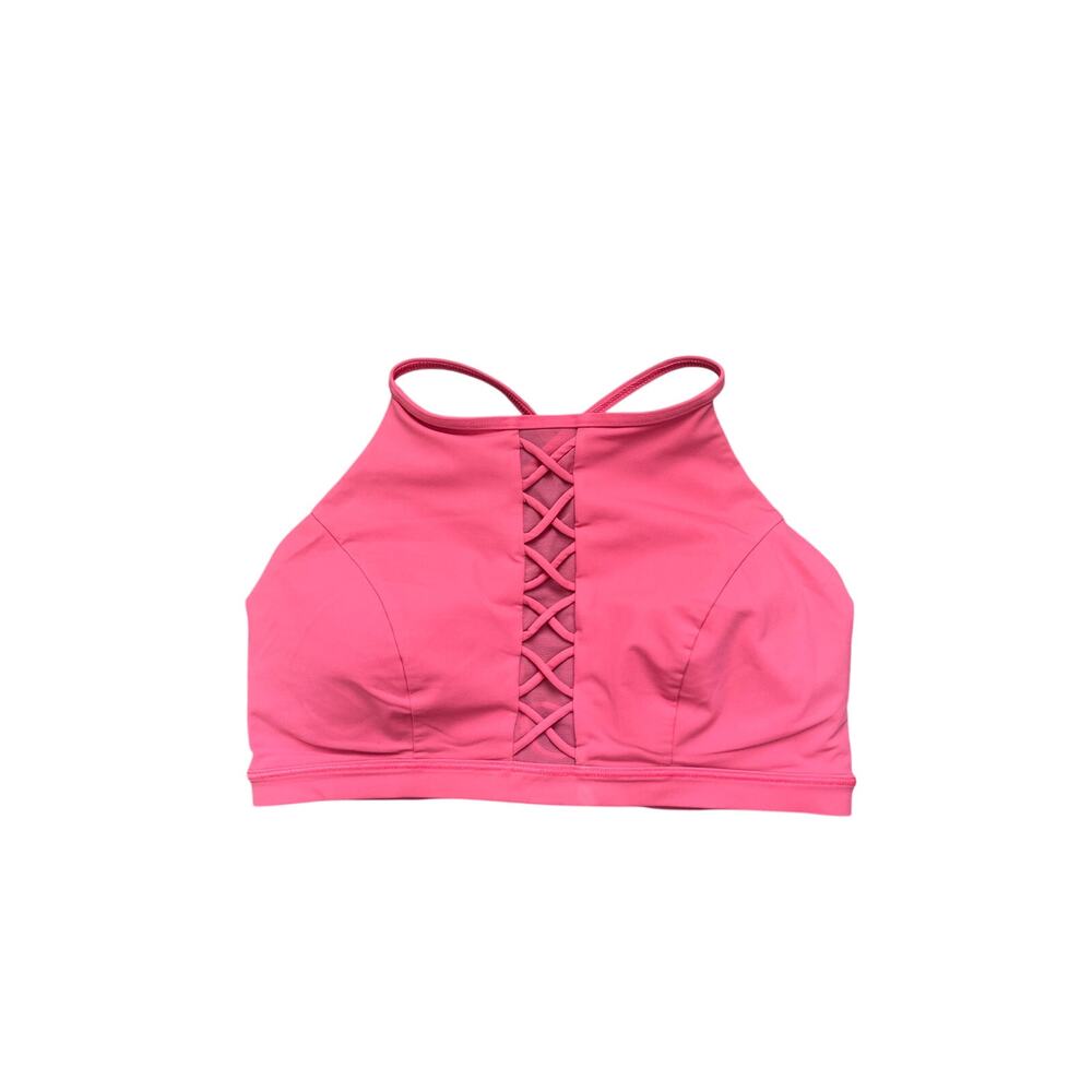 Lululemon Shoreline Pink Padded Bikini Top Athletic Swim Size 0/2